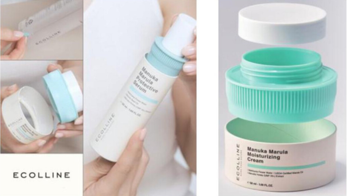 ECOLLINE Manuka Marula Protective Serum | Antyoksydacyjne serum ochronne z miodem manuka, olejem marula i ekstraktem z rumianku | 50 ml kroki_w_pielegnacji_-_ecolline