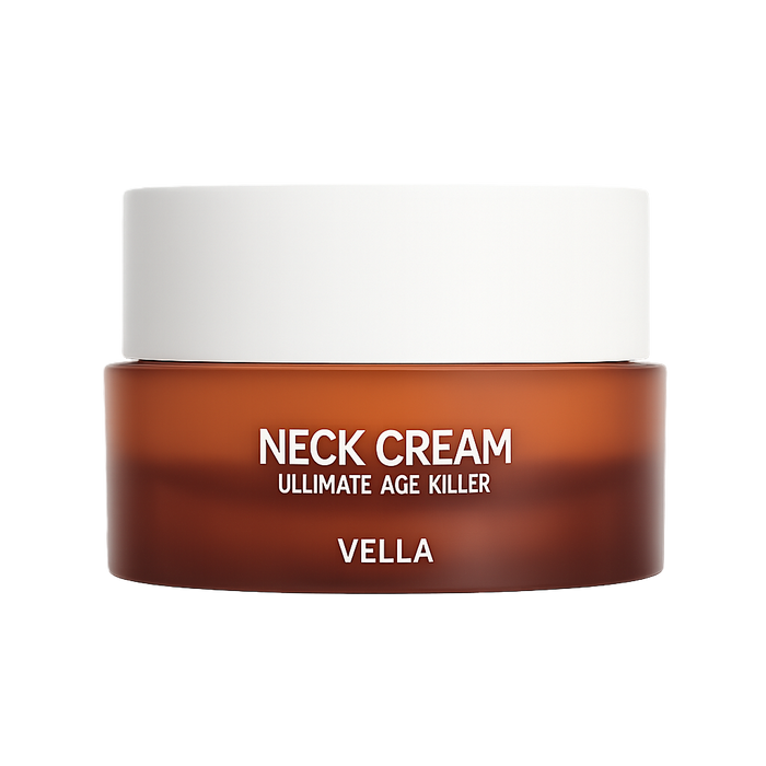 VELLA Vella Neck Cream Ultimate Age Killer | Przeciwstarzeniowy krem do szyi i dekoltu z peptydami, jadem pszczelim i luksusową recepturą anti-aging | 50ml