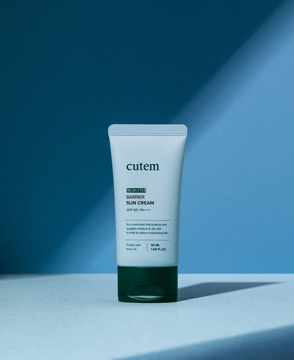CUTEM Waterful Barrier Sun Cream | Nawilżający krem przeciwsłoneczny SPF 50+ / PA++++ | 50 ml