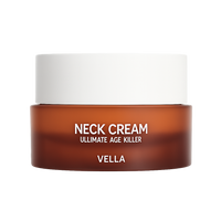 VELLA Vella Neck Cream Ultimate Age Killer | Przeciwstarzeniowy krem do szyi i dekoltu z peptydami, jadem pszczelim i luksusową recepturą anti-aging | 50ml