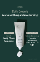 CUTEM Daily Cream | Codzienny krem nawilżający i regenerujący z ceramidami i peptydami | 75 ml