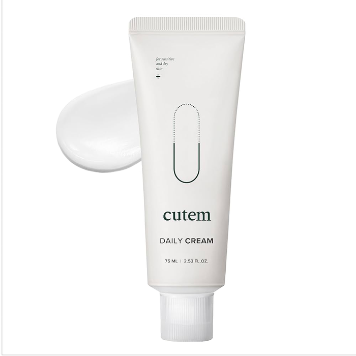 CUTEM Daily Cream | Codzienny krem nawilżający i regenerujący z ceramidami i peptydami | 75 ml