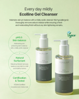 ECOLLINE Gel Cleanser | Łagodny żel oczyszczający z ekstraktami roślinnymi | 200 ml