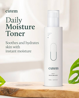 CUTEM Daily Moisture Skin Toner | Tonik nawilżający i łagodzący dla skóry wrażliwej | 150 ml