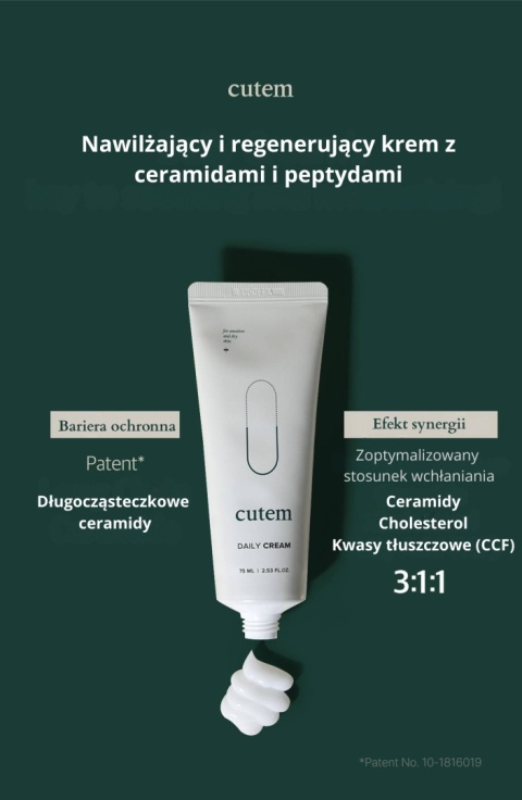 CUTEM Daily Cream | 75 ml