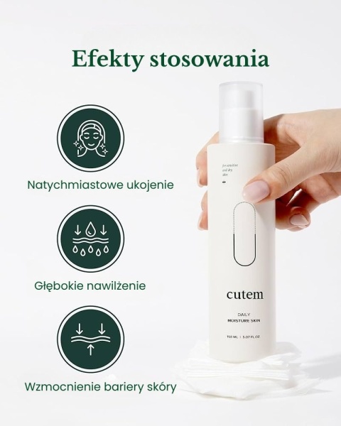 CUTEM Daily Moisture Skin Toner | 150 ml