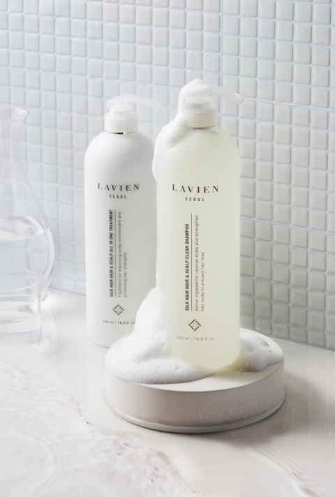 LAVIEN Silk Hair Hair & Scalp Clear Shampoo | 500 ml